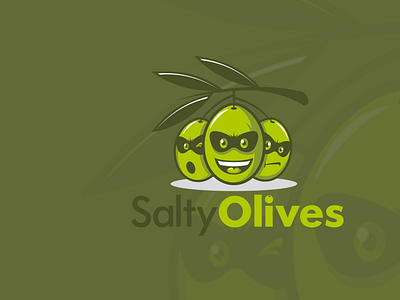 Salty Olives branding design flat illustration illustrator logo logo design logo design branding logo design concept minimal vector