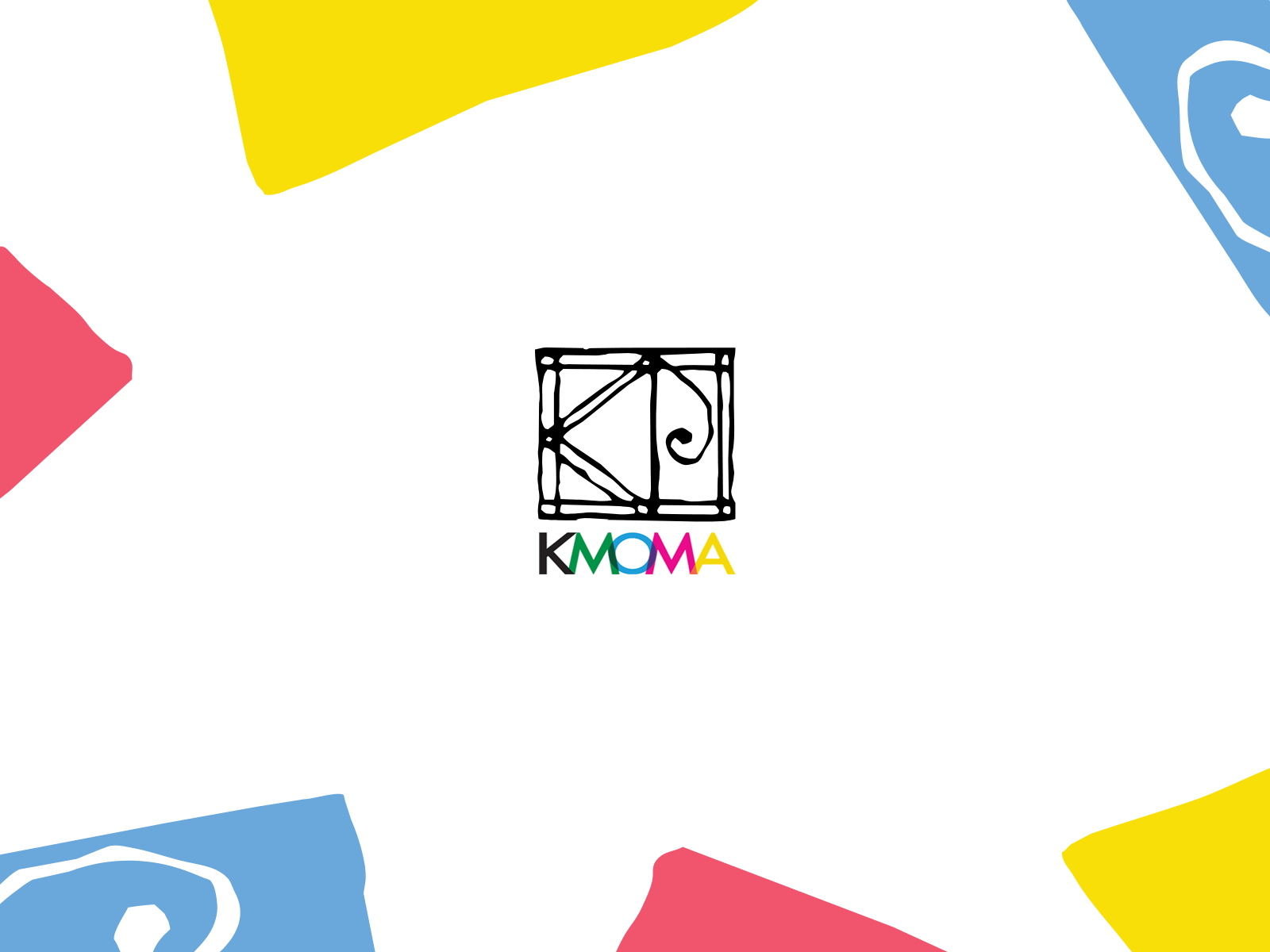 KMOMA - Logo Animation animation art design logo modern museum primary colors thesis