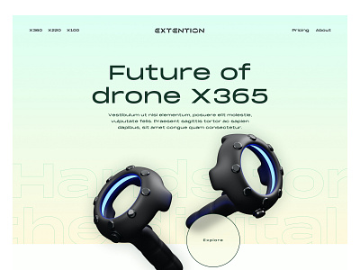 Product landing page