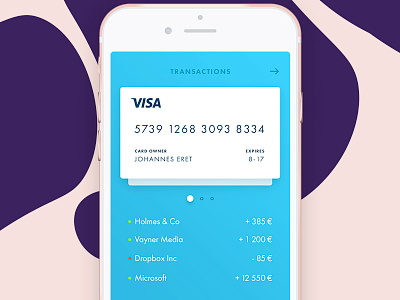 Day #64 - E-Wallet app bank collectui dailyui e wallet payment ui