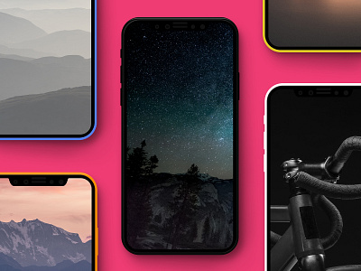 Day #91 - iPhone X Mockup PSD Freebie by Johannes Eret for Px8 on Dribbble