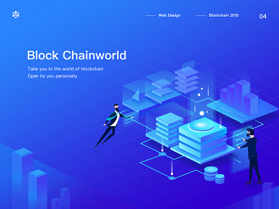 Block chain world丨UI/UX Design ui ux 品牌 插图 设计