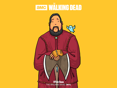 THE WALKING DEAD-jerry illustrations