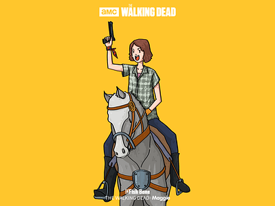 THE WALKING DEAD-Maggie illustrations