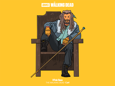 THE WALKING DEAD-Ezekiel illustrations