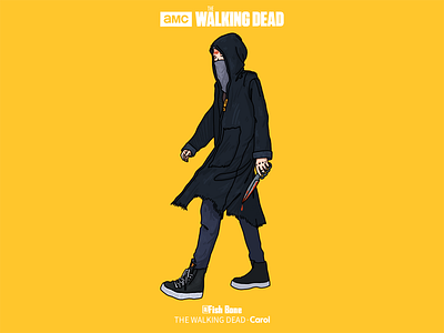 THE WALKING DEAD-Carol illustrations
