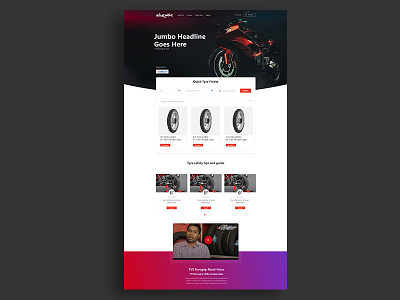 Web Page Design landing page