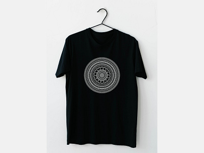 T-Shirt Print Design (MANDALA) design illustration minimal minimaldesign print design tshirtdesign