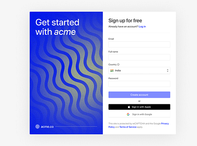 Daily UI 01 - Sign Up Form abstract clean dailyui dailyuichallenge form gradient illustraion login login design login form login page login screen mesh gradient pattern sign up sign up form sign up page signup