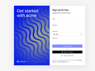 Daily UI 01 - Sign Up Form