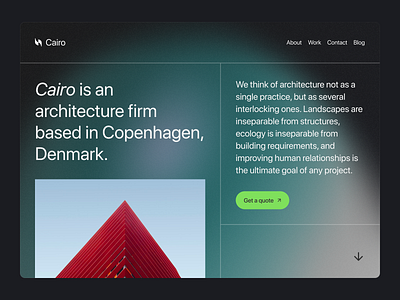 Architecture Firm Landing Page v1.0