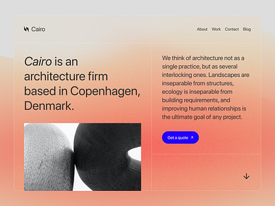 Architecture Firm Landing Page v2.0