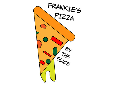 Frankie's Pizza by the Slice branding design illustration photoshop pizza portfolio typography ui