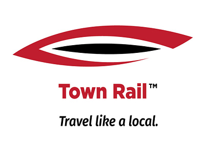 Town Rail: Travel Like a Local adobe creative design icon illustration illustrator illustrator art illustrator cc illustrator design logo logo design logodesign logos logotype portfolio town rail trains trams travel company typography