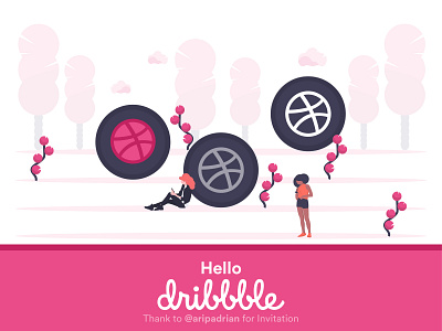 Hello Dribbble hello dribbble hello world