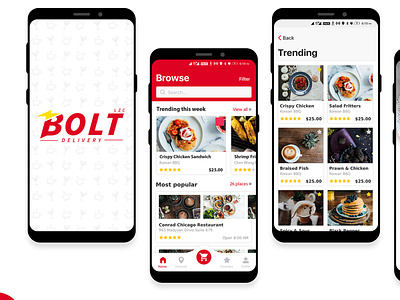 Bolt Delivery App android app app logo design mobile app development