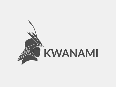 KWANAMI SAMURIA | LOGO adobe illustrator adobe illustrator cc adobe photoshop adobe photoshop cc design designer designers graphic graphicdesign graphicdesigner graphicdesigns logo logodesign logodesigner logos samurai