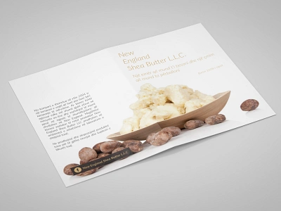 New England Shea Butter L.L.C. adobe illustrator cc adobe photoshop cc brochure brochure design brochure mockup design designer designers flyer flyer design flyer designs graphic graphicdesgn graphicdesign graphicdesigner graphicdesigners logo logodesigns logos logosai