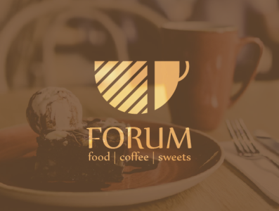 FORUM food|coffee|sweets coffee coffee cup cup design dinner food food and drinks forum forums graphicdesigner hungry logo logos pizza restourant sweet sweets