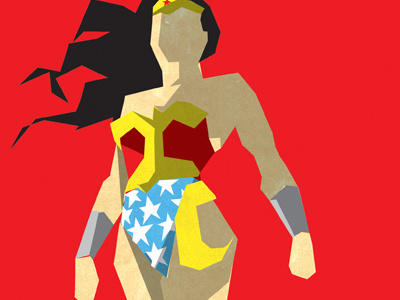 4. Wonder Woman 2013 art challenge dc comics digital art hero june 14 man of steel minimalist superman wonder woman