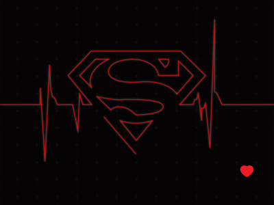 Heroes Heartbeat - Superman cartoon cartoonnetwork dc dcnation heartbeat hero heroes nation network save superman