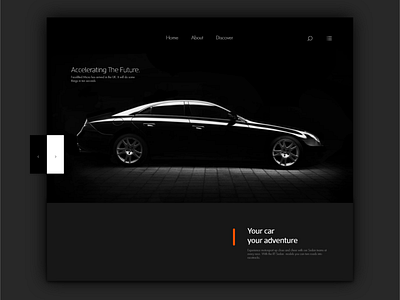 Car product page design