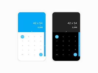 Daily UI calculator app calculator clean dailyui material mobile ui ux