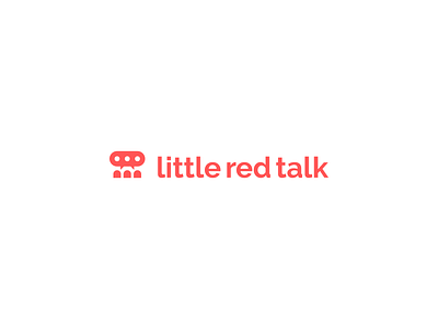 Little red talk logo app app icon branding chat design icon icons logo minimal minimalism minimalist minimalistic red speech talk vector