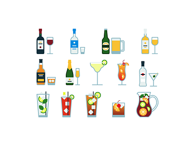 Alcoholic drinks alcohol alcoholic drinks beer design drink drinks glass icon icons illustration line linear lines liquid minimal minimalism minimalist minimalistic vector wine