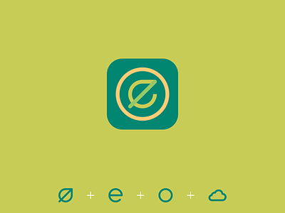 Eco Spin app icon branding circle design eco ecology icon icons illustration leaf logo minimal minimalism minimalist minimalistic spin vector