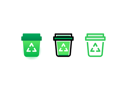 Recycle bins bin design garbage icon icons illustration line linear lines minimal minimalism minimalist minimalistic recycle recycle bin trash vector