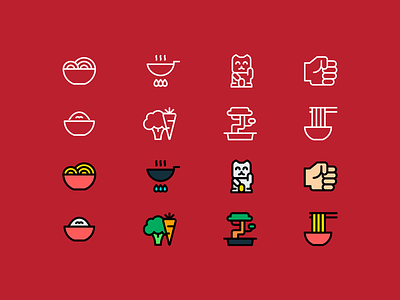 Noodle icons