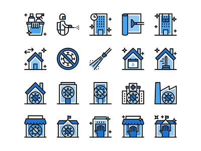 Sanitization icons clean cleaning covid covid 19 covid 19 covid19 design icon icons illustration line linear lines minimal minimalism minimalist sanitization vector virus