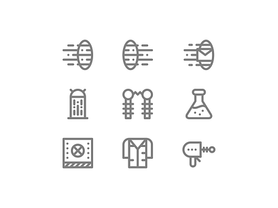 Mad science icons