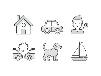 Insurance icons