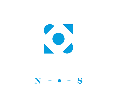 N + S logo design icon icons illustration logo mark minimal minimalism minimalist monogram n ns s vector