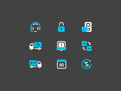 Delivery icons customer service delivery design door icon icons illustration line linear lines lock minimal minimalism minimalist money refund return truck vector