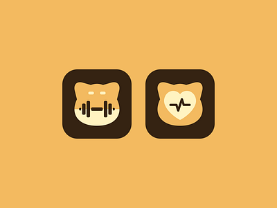 Shiba Fitness app app icon design dog excercise fit fitness icon icons illustration inu logo minimal minimalism minimalist shiba shiba inu vector weight weights