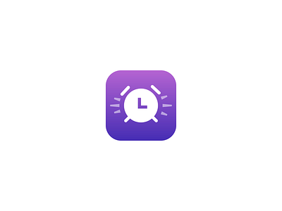 Alarm app icon alarm app app icon clock design icon icons illustration logo minimal minimalism minimalist ring sound time vector