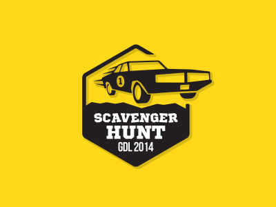 Scavenger hunt car cars competition event guadalajara hunt logo race rally scavenger hunt