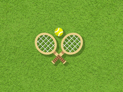 Tennis ball grass raquet sport sports tennis tennis ball