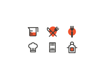 Food icons cook cooking food icon icons kitchen line linear minimal minimalism minimalistic restaurant