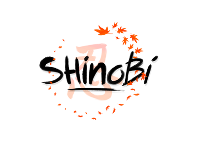 Shinobi lettering asian autumn black brush calligraphy ink japan japanese lettering lettering art ninja red sekiro shinobi