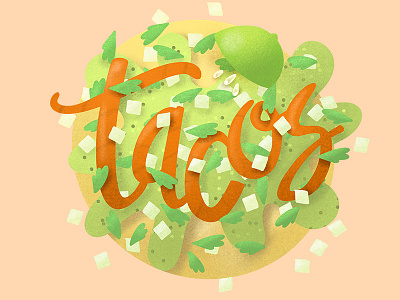 Tacos lettering