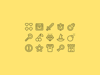 Video games icons game games icon icons illustration illustrator line linear lines minimal minimalism minimalist vector video game video games videogame videogames