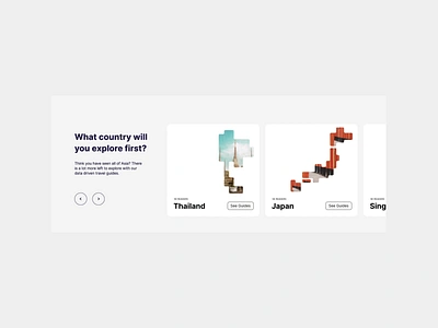 Roverista Travel Guide: Countries airbnb asia blog carousel clean colorful countries country data grey guide japan platform red singapore slider travel
