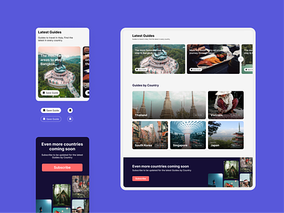 Roverista Travel Guide: Tools adventure airbnb asia bold clean colorful country green guide journey minimal purple travel ui ui design ux