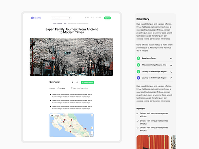 Roverista Travel Guide: Article article asia audio blog bold clean colorful design system green guide material design minimal purple responsive travel ui design ui kit ux writing
