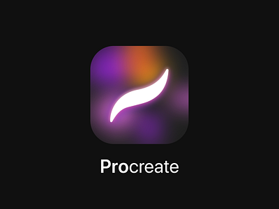 Procreate - Rebound design logo