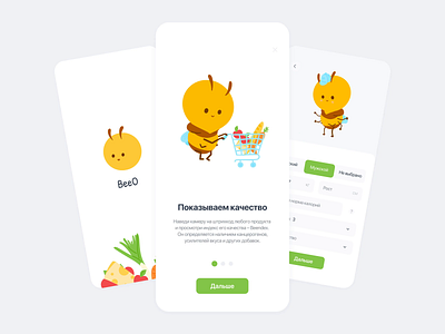 Beeo app after effects animation app design illustration mobile mobile app design motion motion design ui